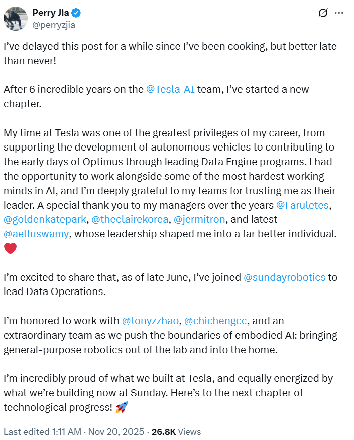 多位特斯拉AI人才由斯坦福博士退学创办pg电子模拟器试玩神秘机器人初创吸走(图1)